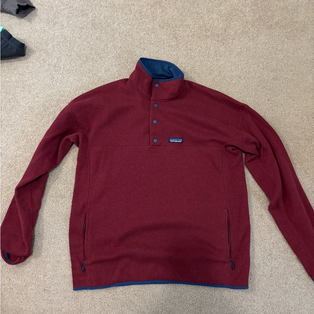Patagonia Burgundy Snap-T Fleece